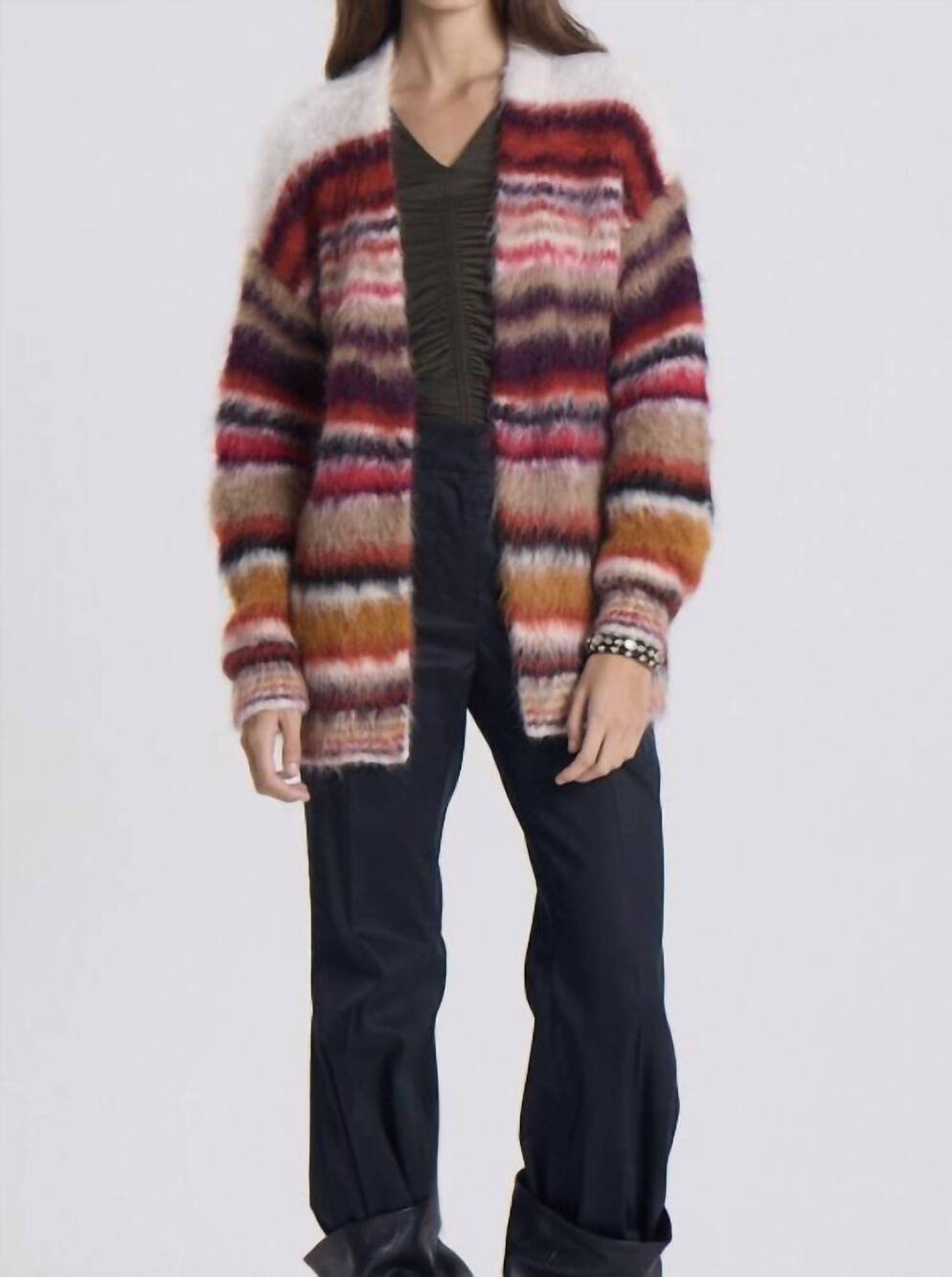 NEW MARIA CHER mulholland betty cardigan in multicolor